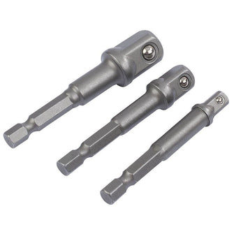 Draper Tools 1/4 Hex. x 1/4 and 3/8 Square Drive Adaptors