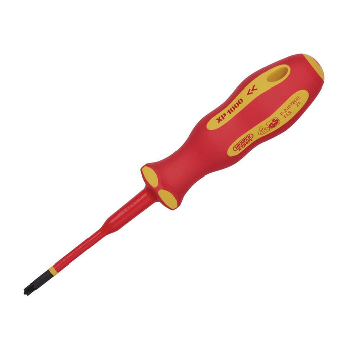 Draper Expert XP1000® VDE Slimline PZ/SL Type Screwdriver, No.1 x 80mm