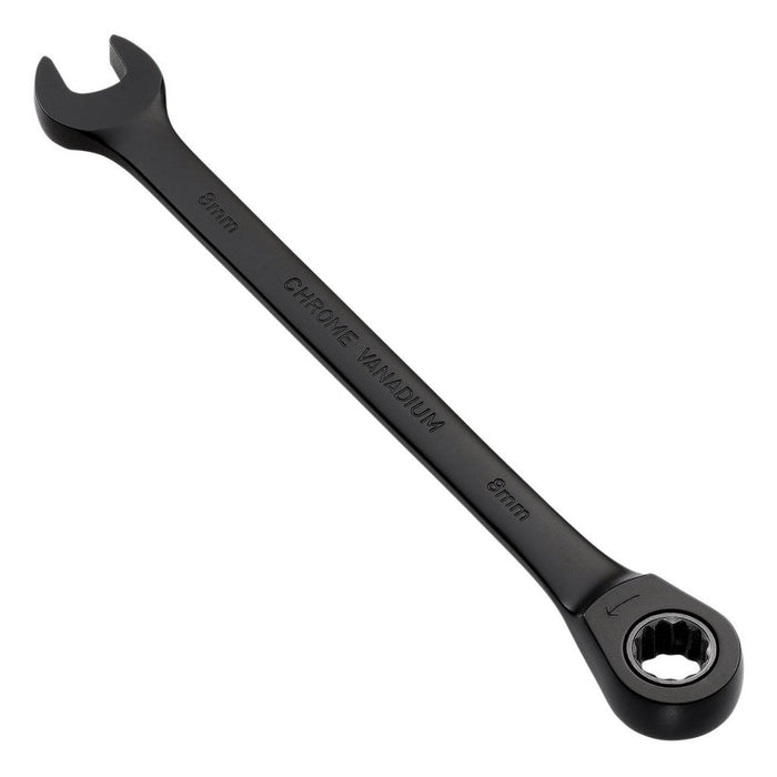 Draper Tools Expert HI-TORQ Metric Ratchet Combination Spanner 8mm Black