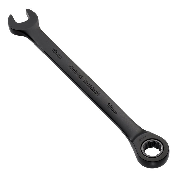 Draper Tools Expert HI-TORQ Metric Ratchet Combination Spanner 10mm Black