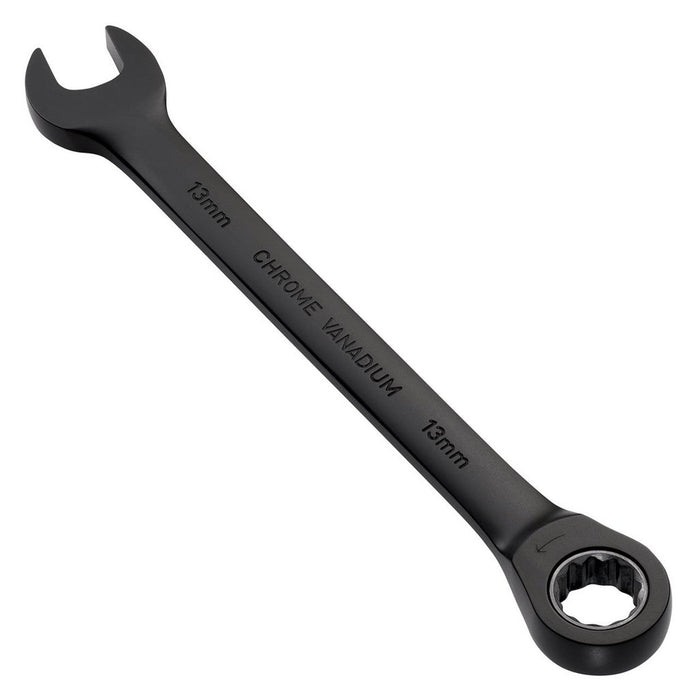 Draper Tools Expert HI-TORQ Metric Ratchet Combination Spanner 13mm Black