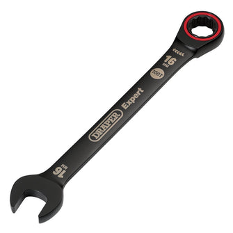 Draper Tools Expert HI-TORQ Metric Ratchet Combination Spanner 16mm Black