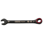 Draper Expert HI-TORQ® Metric Reversible Ratchet Combination Spanner, 15mm, Black
