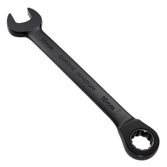 Draper Expert HI-TORQ® Metric Reversible Ratchet Combination Spanner, 16mm, Black