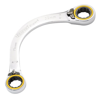 Draper Expert HI-TORQ® Double Ring Ratchet Half Moon Spanner 19 x 22mm