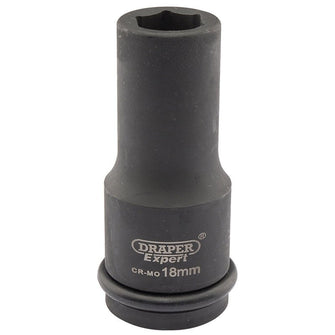 Draper Tools Expert 18mm 3/4 Square Drive Hi-Torq® 6 Point Deep Impact Socket