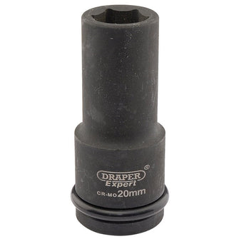 Draper Tools Expert 20mm 3/4 Square Drive Hi-Torq® 6 Point Deep Impact Socket