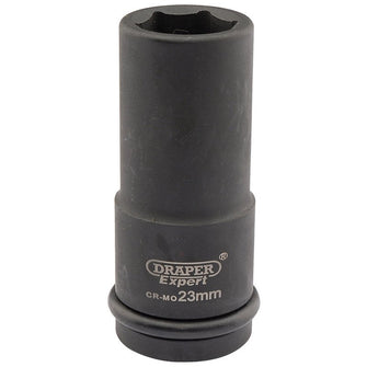 Draper Tools Expert 23mm 3/4 Square Drive Hi-Torq® 6 Point Deep Impact Socket