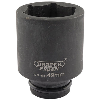 Draper Tools Expert 49mm 3/4 Square Drive Hi-Torq® 6 Point Deep Impact Socket