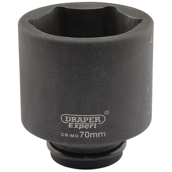 Draper Tools Expert 70mm 3/4 Square Drive Hi-Torq® 6 Point Deep Impact Socket