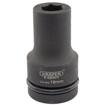 Draper Tools Expert 19mm 1 Square Drive Hi-Torq® 6 Point Deep Impact Socket
