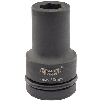 Draper Tools Expert 20mm 1 Square Drive Hi-Torq® 6 Point Deep Impact Socket