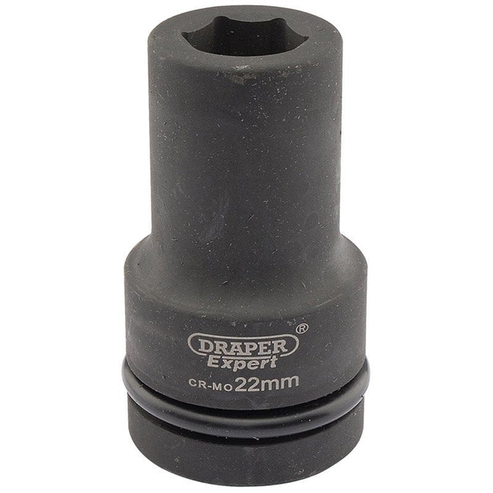 Draper Tools Expert 22mm 1 Square Drive Hi-Torq® 6 Point Deep Impact Socket