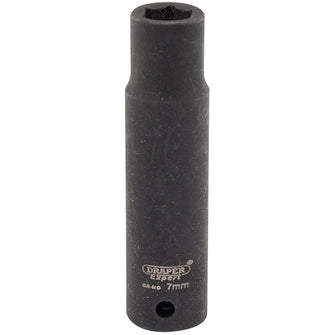 Draper Tools Expert 7mm 1/4 Square Drive Hi-Torq® 6 Point Deep Impact Socket