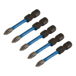 Draper  Expert PZ-Type Impact Screwdriver Bits No.1 x 50mm 1/4