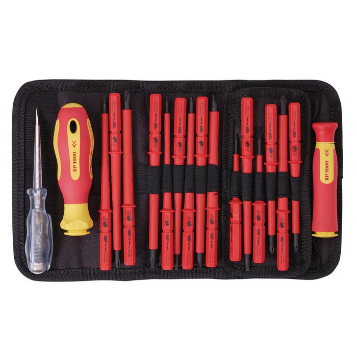 Draper Expert XP1000® VDE Interchangeable Blade Screwdriver Set, 18 Pce