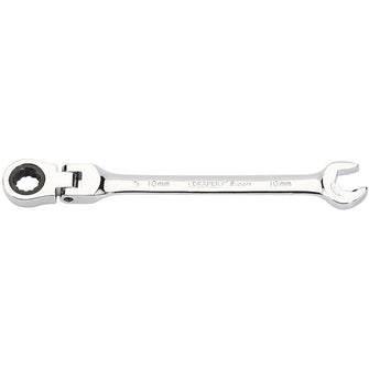 Draper Tools Metric Combination Spanner with Flexible Head and Double Ratcheting Features (10mm)