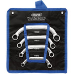 Draper Tools Hi-Torq Half Moon Obstruction Ring Spanner Set, 4 Pce