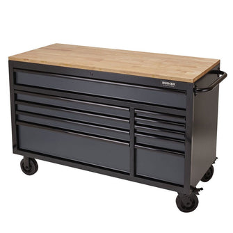 Draper 08227 Bunker Workbench Roller Tool Cabinet 10 Drawer 56" Grey
