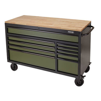 Draper 08236 Bunker Workbench Roller Tool Cabinet 10 Drawer 56" Green