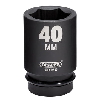 Draper Hi-Torq® 1" Deep Impact Socket 40mm