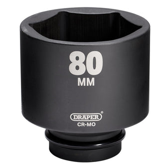 Draper Hi-Torq® 1" Deep Impact Socket 80mm