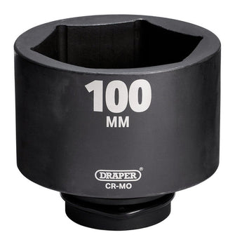 Draper Hi-Torq® 1" Deep Impact Socket 100mm