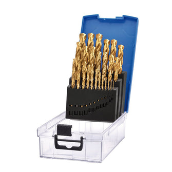 Draper HSS Titanium Nitride Coated Drill Bit Set (25 Piece)