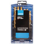 Draper HSS Titanium Nitride Coated Drill Bit Set (25 Piece)