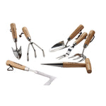 Draper Heritage Stainless Steel Garden Tool Set with Ash Handles, 7 Pce