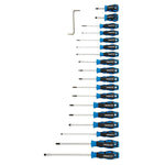 Draper Tools Soft Grip Screwdriver Set, 19 Pce