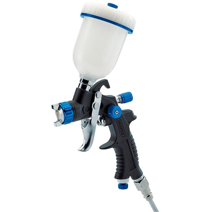 Draper Tools 100ml Gravity Feed HVLP Composite Body Air Spray Gun