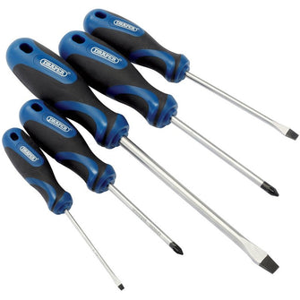 Draper Tools Soft Grip Screwdriver Set (5 piece)