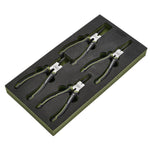 Draper Expert Circlip Pliers Set in EVA Foam Tray 180mm (4 Piece)