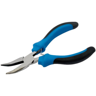 Draper Tools 125mm Soft Grip Bent Nose Mini Pliers