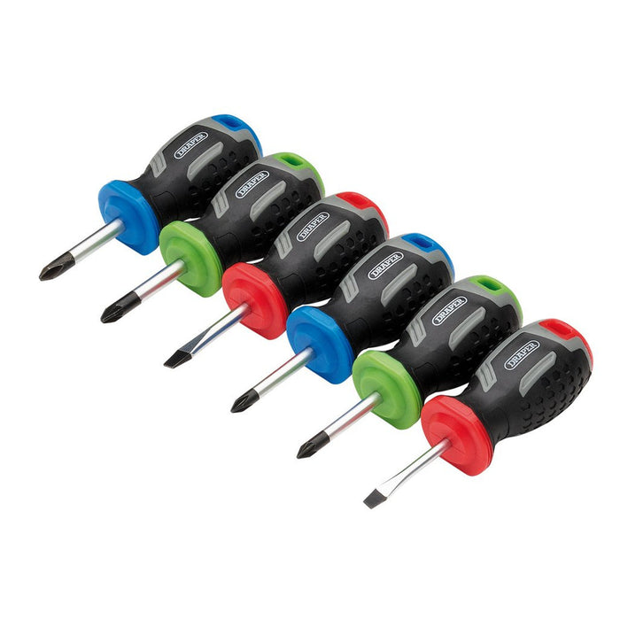 33360 Draper Wholesale Draper Stubby Soft Grip Screwdriver Set 6 Piece Online ...