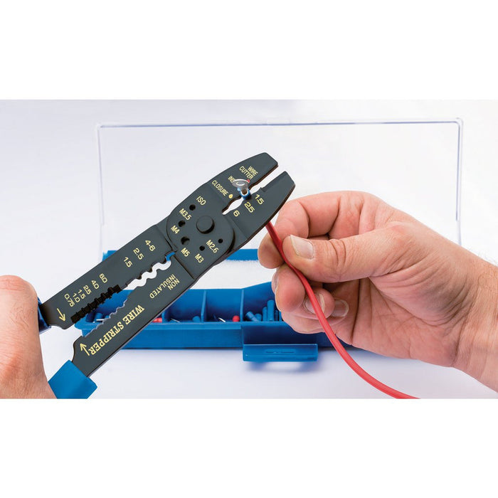 Draper Tools 5 Way Crimping Tool and Terminal Kit, 240mm