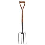 Draper Tools Carbon Steel Garden Fork with Ash Handle