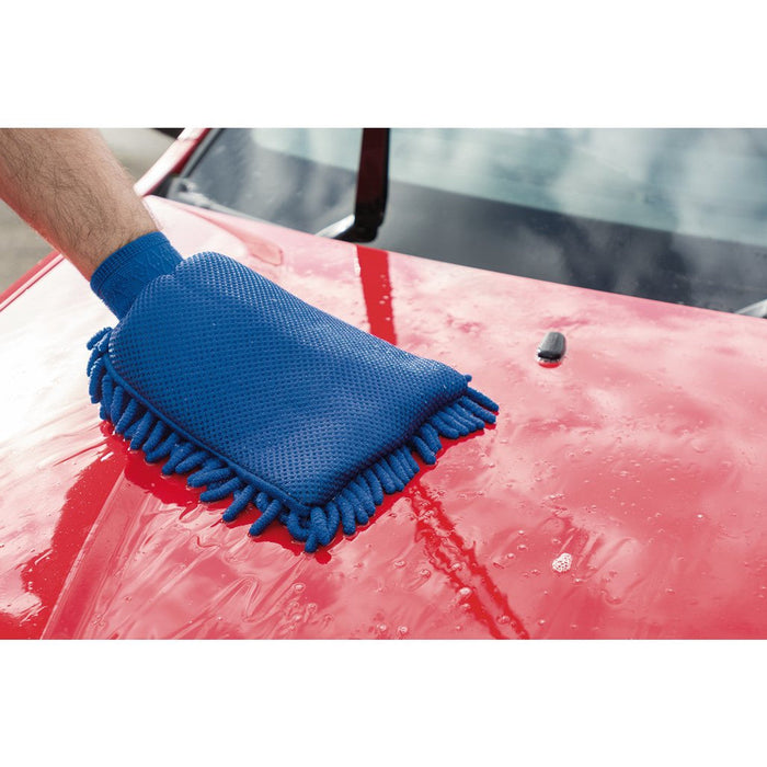 Draper Tools 2 in 1 Microfibre Car Wash Mitt