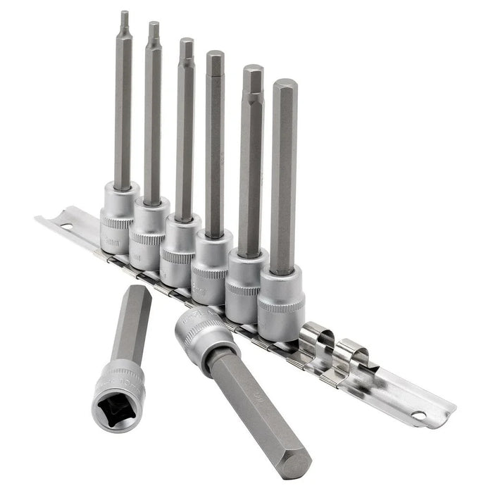 Draper Expert Long Metric Hex. Socket Bit Set, 3/8