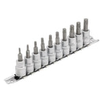 Draper Tools 3/8 Sq. Dr. 48mm Long Draper TX-STAR® Socket Bit Set (10 Piece)