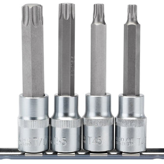 Draper Tools 1/2 Sq. Dr. Draper TX-STAR® Socket Bit Set (4 Piece)
