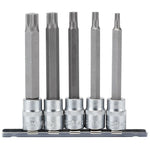 Draper Tools 3/8 Sq. Dr. Spline Socket Bit Set (5 piece)