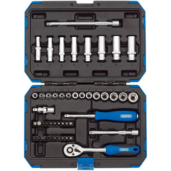 Draper Tools 1/4 Sq. Dr. Metric Socket Set (47 Piece)