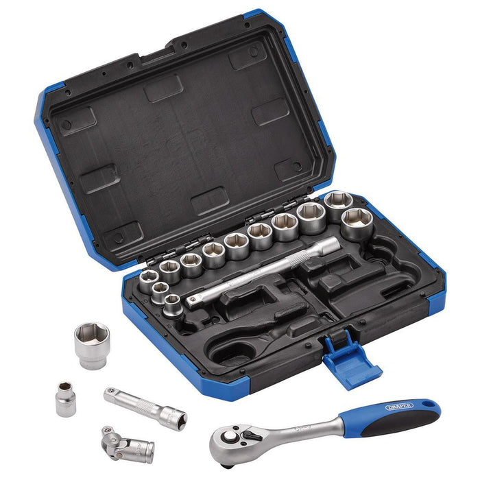Draper Tools 3/8 Sq. Dr. Metric Socket Set (18 Piece)
