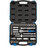 Draper Tools 3/8 Sq. Dr. Combined MM/AF Socket Set (39 Piece)