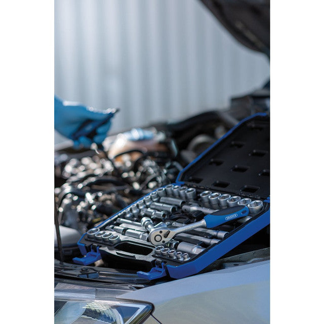 Draper Tools 3/8 Sq. Dr. Combined MM/AF Socket Set (39 Piece)