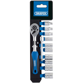 Draper Tools 1/4 Sq. Dr. Metric Socket Set (12 Piece)