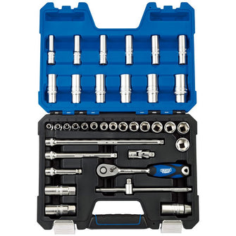 Draper Tools 3/8 Sq. Dr. Metric Socket Set (36 Piece)