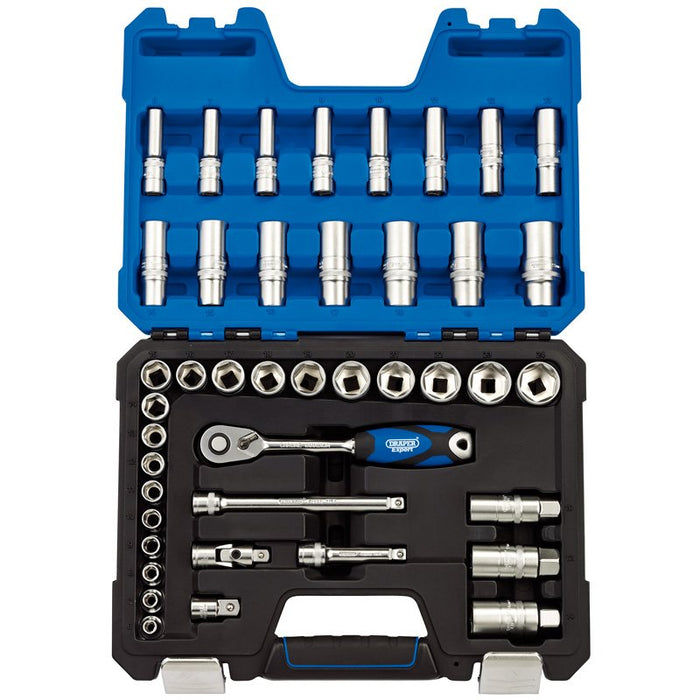 Draper Tools 3/8 Sq. Dr. Metric Socket Set (42 Piece)
